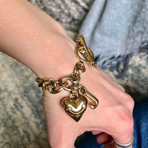 Chunky Gold Chain Juicy Couture Charm Bracelet